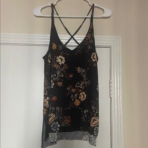 American Eagle Strappy Floral Tank
